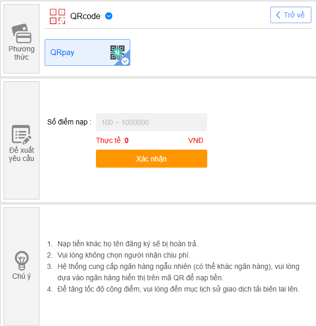 Nạp tiền Thienhabet 4 Nạp tiền QR Code Thienhabet
